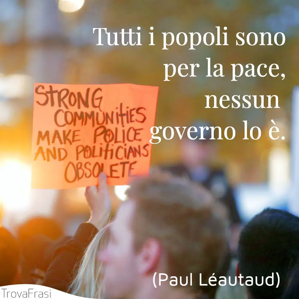 Le frasi sulla pace: per esaltarne la necessità - TrovaFrasi