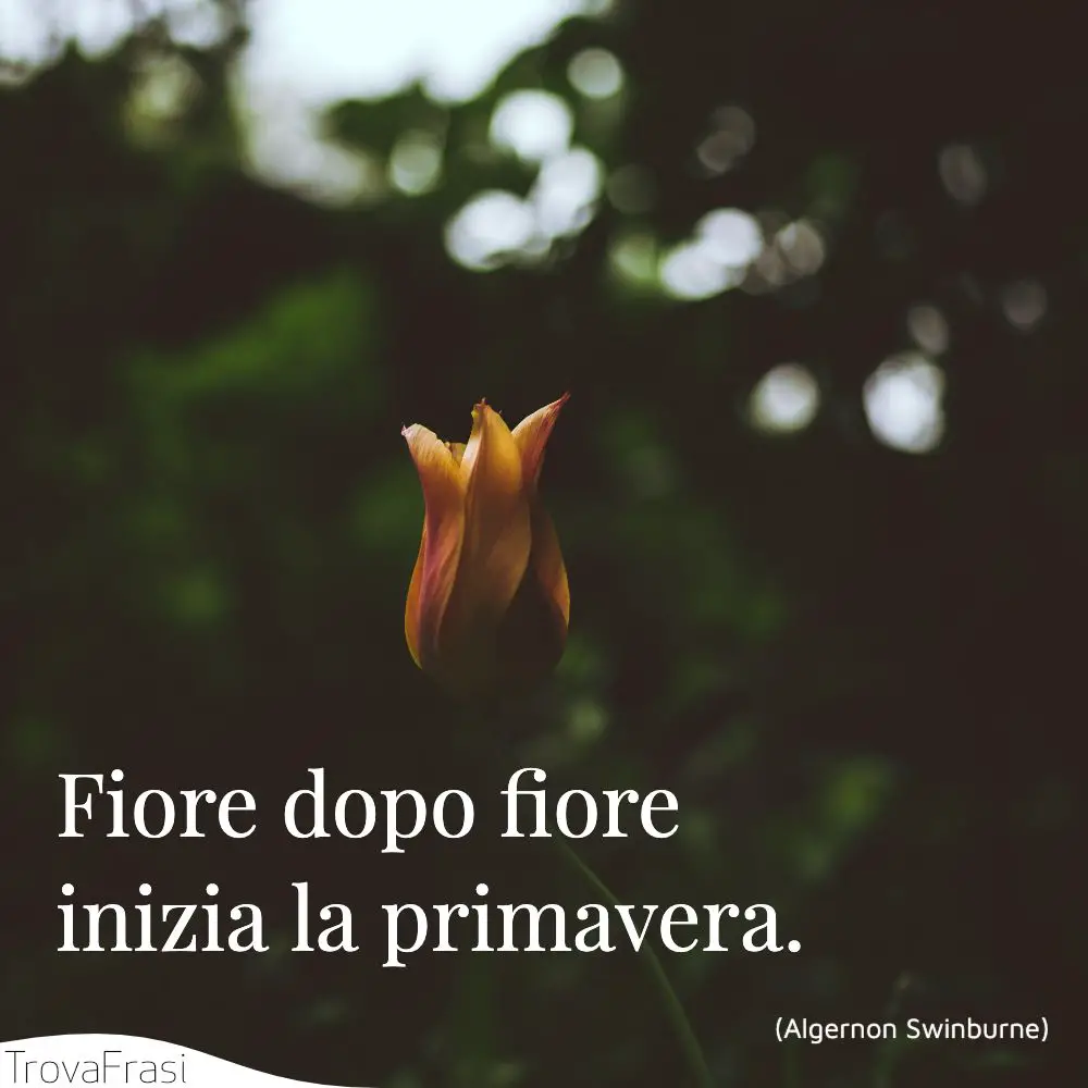 Frasi Sulla Primavera E La Rinascita Della Natura Trovafrasi