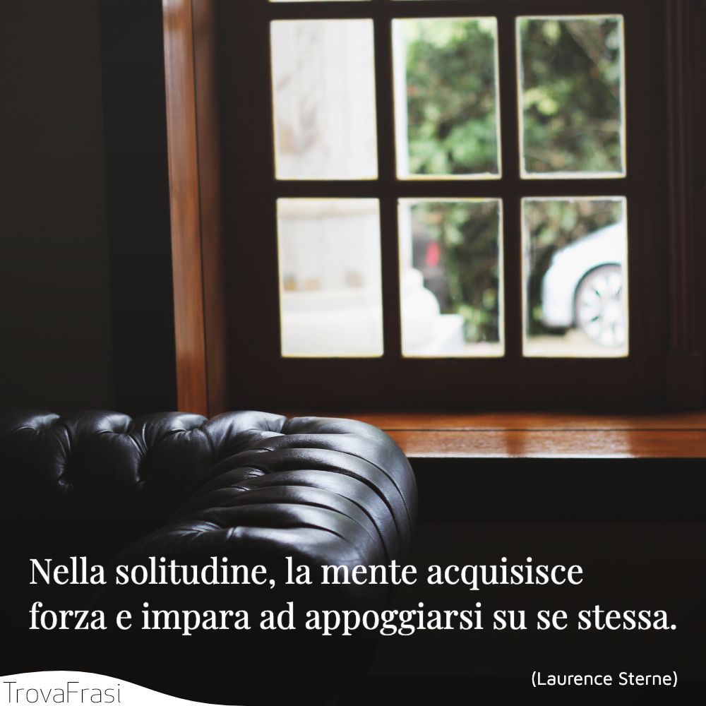 Frasi Sull Isolamento E Sui I Lati Positivi Della Solitudine Trovafrasi